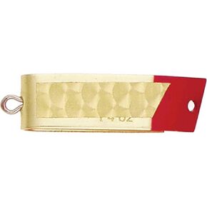 Luhr Jensen 1 Super Duper Spoon, Brass/Gold P-Lite, One Size (1303-500-0151)