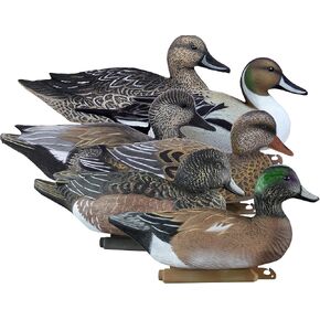 Higdon Outdoors Battleship Puddle Pack Duck Decoys, Foam-Filled