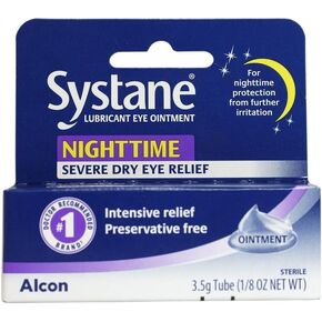 Systane Nighttime Lubricant Eye Ointment 3.5g Tube