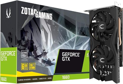 ZOTAC Gaming GeForce GTX 1660 6GB GDDR5 192-bit Gaming Graphics Card, Super Compact, ZT-T16600F-10L in Kuwait