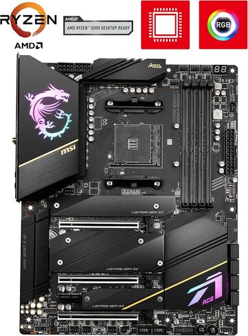 MSI MEG X570S ACE MAX Gaming Motherboard (ATX, AMD, Socket AM4. DDR4, PCIe 4, CFX, M.2 Slots, Wi-Fi 6E) in Saudi Arabia