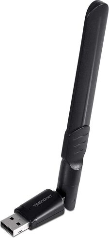 TRENDnet - TEW-808UBM Micro AC1200 Wireless USB Adapter, MU-MIMO, Dual Band Support 2.4GHz/5GHz, Supports Windows/Mac, TEW-808UBM Black in Saudi Arabia
