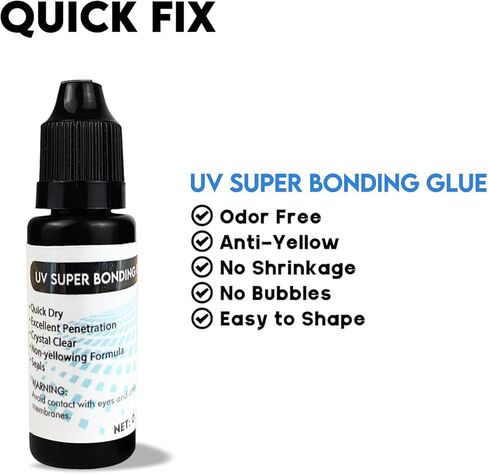 طقم إصلاح طرف صنارة الصيد - استعيدي صنارة الصيد الخاصة بك مع 10 قطع من أحجام دليل الأطراف، وغراء الأشعة فوق البنفسجية، وخيط التغليف لقضيب الصب الدوار في المياه المالحة والمياه العذبة (مجموعة استبدال أدلة صنارة الصيد) in Kuwait