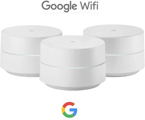 Google WiFi System, 1-Pack - Router Replacement for Whole Home Coverage - NLS-1304-25,white in Kuwait
