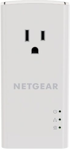 مجموعة محول NETGEAR Powerline، قابس حائط بسرعة 1000 ميجابت في الثانية، 1 منافذ جيجابت إيثرنت (PL1000-100PAS) in Kuwait