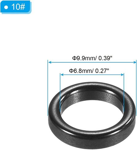 PATIKIL Fishing Rod Guide Rings, Ceramic Guides Rings Fish Rod Repair Fishing Pole Eyelet Replacement in Saudi Arabia