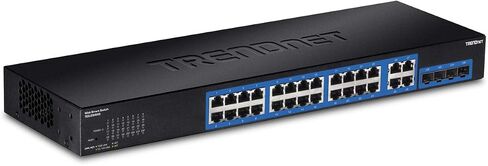 محول شبكة جيجابايت 20 منفذ من تريندنت ، 16 منافذ جيجابت، 4 منافذ جيجابايت مشتركة (RJ-45/SFP)، VLAN، QoS، LACP، IPv6، سعة تبديل 40 جيجابايت في الثانية TEG-204WS in Kuwait