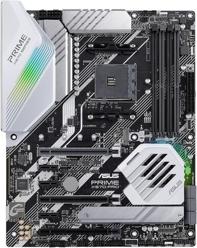 Asus Prime X570-Pro AM4 Zen 3 Ryzen 5000 & 3rd Gen Ryzen ATX Motherboard with PCIe Gen4, Dual M.2 HDMI, SATA 6GB/s USB 3.2 Gen 2 ATX Motherboard in Saudi Arabia