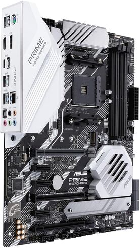 Asus Prime X570-Pro AM4 Zen 3 Ryzen 5000 & 3rd Gen Ryzen ATX Motherboard with PCIe Gen4, Dual M.2 HDMI, SATA 6GB/s USB 3.2 Gen 2 ATX Motherboard in Saudi Arabia