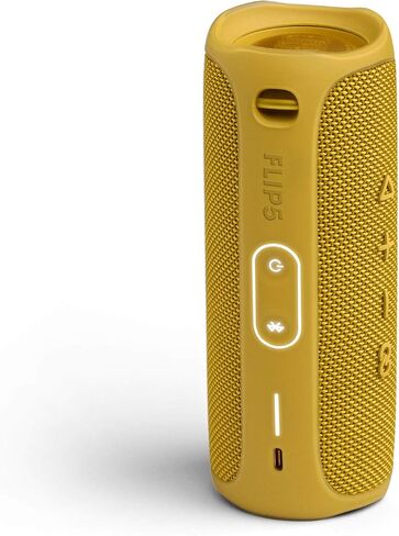 JBL FLIP 5, Waterproof Portable Bluetooth Speaker, Black, Small | Sounds better than ever, Bring the party anywhere, Make a splash with IPX7 waterproof design, A rainbow of colours in Kuwait