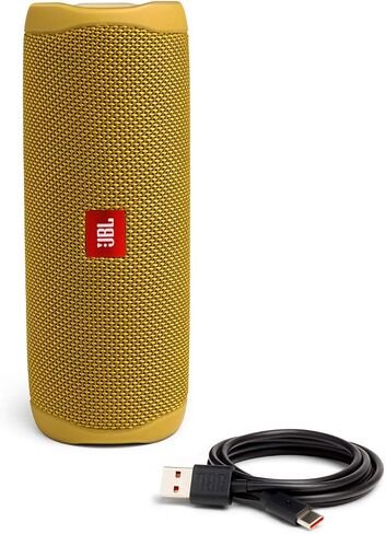 JBL FLIP 5, Waterproof Portable Bluetooth Speaker, Black, Small | Sounds better than ever, Bring the party anywhere, Make a splash with IPX7 waterproof design, A rainbow of colours in Kuwait