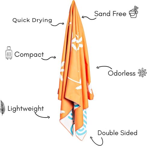 4 Pack Microfiber Beach Towel Oversized + Travel Backpack - Sand Free Beach Towel Quick Dry Travel Towel for Beach Pool Cruise Essentials Must Haves Pink Towel Set Mermaid Gifts in Saudi Arabia