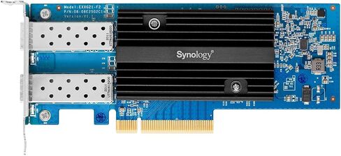 Synology 12bay NAS RackStation RS3618xs (Diskless), RS3618xs & 10Gb Ethernet Adapter 2 SFP+ Ports (E10G21-F2), Black in Saudi Arabia