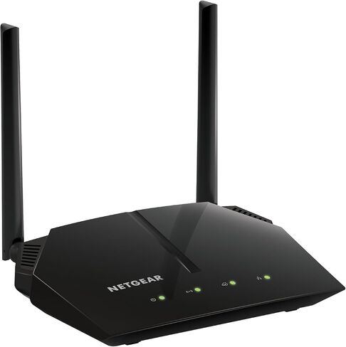 NETGEAR WiFi Router (R6080) - AC1000 Dual Band Wireless Speed (up to 1000 Mbps) | Up to 1000 sq ft Coverage & 15 devices | 4 x 10/100 Fast Ethernet ports | 5 GHz in Saudi Arabia