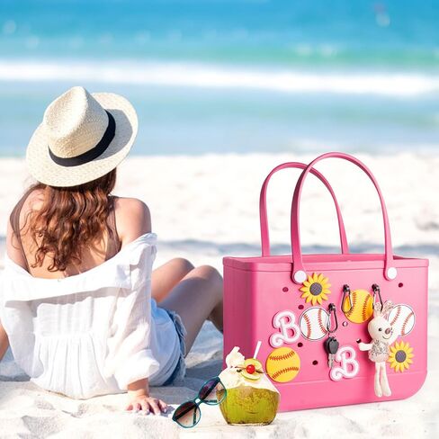 مجموعة خطافات ساحرة مكونة من قطعتين لإكسسوارات حقيبة بوج، وإكسسوارات الديكور لحقيبة حمل الشاطئ وهدايا الكرة اللينة المطاطية وإكسسوارات حقيبة الشاطئ in Kuwait