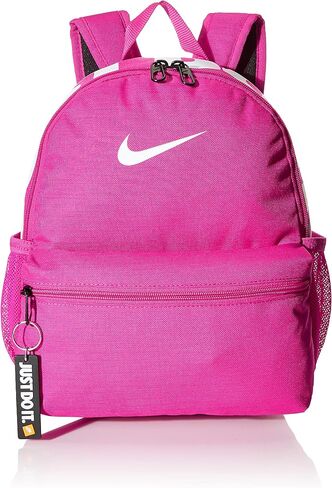 Nike Brasilia "just Do It" Backpack (mini), Black/Black/(Glossy White), Misc in Saudi Arabia