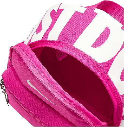 Nike Brasilia "just Do It" Backpack (mini), Black/Black/(Glossy White), Misc in Saudi Arabia