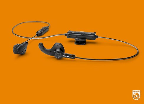 PHILIPS A3206 Wireless Sports Headphones, Detachable Ear Hooks, Integrated Controls, Built-in Microphone, Instant Bluetooth Pairing, IP57 dust Resistant and Waterproof TAA3206BK in Saudi Arabia