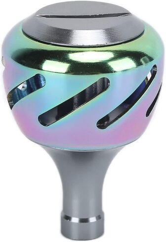 Fishing Reel Handle,Power Handle Grip,Fishing Reel Handle,Fishing Power Knob Reel Handle Knob All Metal Colorful Fishing Accessories Replacement in Saudi Arabia