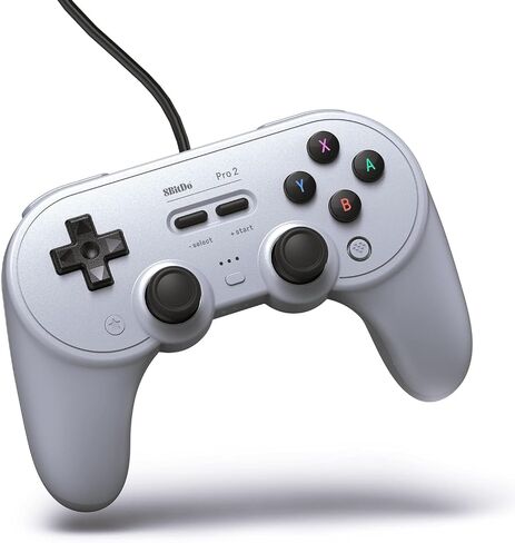 8BitDo Pro 2 Wired Controller for Switch, Windows, Steam Deck & Raspberry Pi (Gray Edition) in Saudi Arabia