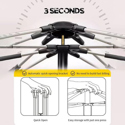 خيمة تخييم مع حقيبة حمل، خيمة خفيفة الوزن محمولة على الظهر للتخييم في الهواء الطلق/المشي لمسافات طويلة، خيمة أوتوماتيكية سهلة التركيب لخيمة المنزل، زيادة في الغراء الفضي للتخييم في الهواء الطلق (94 بوصة) in Kuwait