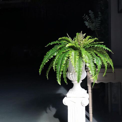 Galebeiren Artificial Ferns for Outdoors & Indoors, 40in Large Faux Ferns 39 Fronds Fake Boston Fern Plant for Planter Garden Porch Entrance Home Windowsill Yards Farmhouse Decoraction (1 Stem) in Saudi Arabia