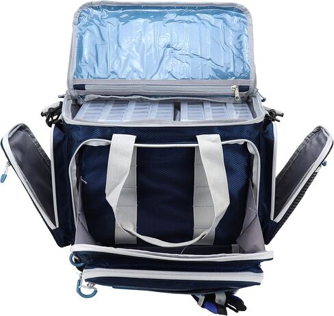 OSAGE RIVER Fishing Tackle Bag with Tackle Boxes, Saltwater Fishing Gear Bag, Tackle Box Organizer with Waterproof Non-Slip Bottom, Padded Shoulder Strap, and Fishing Pliers, Fishing Gifts for Men in Saudi Arabia