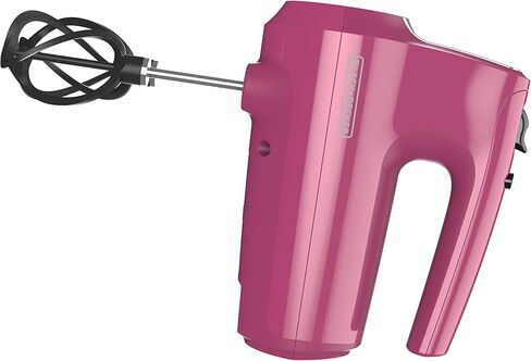 BLACK+DECKER Hand Held Mixer MX610B, 5-Speed | 350W hand mixer with Turbo Boost, beaters, whisk, dough hooks and snap-on storage case. in Kuwait