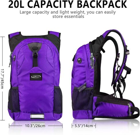 Hydration Pack Thermal Insulated Hydration Backpack with 2L BPA Free Leak-Proof Water Bladder, Daypack Perfect for Running, Cycling, Hiking, Climbing-Keep Liquids Cool Up to 4 Hours in Kuwait