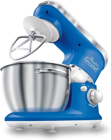 Sencor STM3624RD 6 Speed Stand Mixer with Pouring Shield and 4 Specialized Metal Attachments and Stainless Steel Bowl, 4.2 Qt, Red in Saudi Arabia