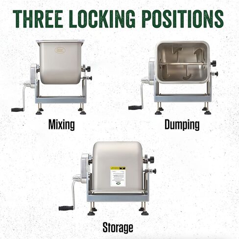 منتجات LEM خلاط اللحوم المائل بسعة 25 رطل، من الفولاذ المقاوم للصدأ، المحرك أو المطحنة غير متضمنة in Kuwait