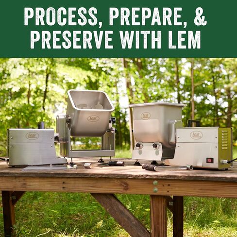 منتجات LEM خلاط اللحوم المائل بسعة 25 رطل، من الفولاذ المقاوم للصدأ، المحرك أو المطحنة غير متضمنة in Kuwait