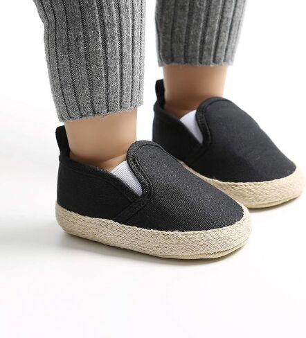 JOINFREE أحذية قماشية للأطفال البنات والأولاد من JOINFREE نعال ناعمة للكاحل أحذية رياضية للأطفال الصغار أحذية مشاية أولى in Kuwait