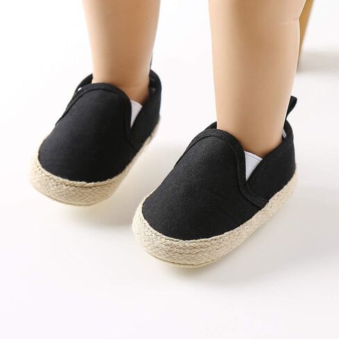 JOINFREE أحذية قماشية للأطفال البنات والأولاد من JOINFREE نعال ناعمة للكاحل أحذية رياضية للأطفال الصغار أحذية مشاية أولى in Kuwait