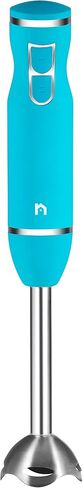 Immersion Hand Blender 2 Speed Stick Mixer with Stainless Steel Shaft & Blade, 300 Watts Easily Food, Mixes Sauces, Purees Soups, Smoothies, and Dips, Black in Kuwait