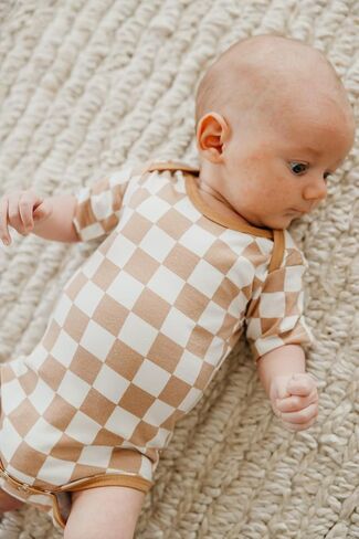 Copper Pearl Short Sleeve Bodysuit - 12-18m Coastal in Kuwait