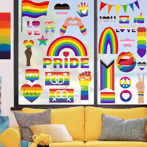 Mfault 81 قطعة ملصقات نافذة لعيد الشكر السعيد، 9 ورقات، ملصقات أوراق القيقب الخريفية، ملصقات ديكورات العطلات، موسم حصاد الخريف، غرفة المعيشة، ديكور المنزل والمطبخ in Kuwait