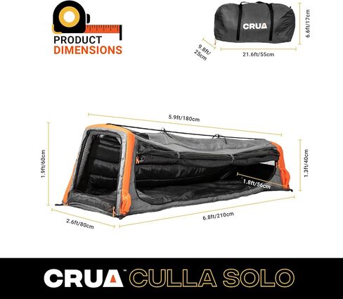 Crua Culla Temperature Regulating Inner Tents - Keeps You Warm in The Winter and Cool in The Summer - Fits in Most Tents in Saudi Arabia