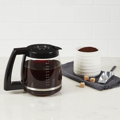 ماكينة صنع القهوة Cuisinart DCC-1200P1 Brew Central القابلة للبرمجة سعة 12 كوب، إبريق، كروم مصقول in Kuwait