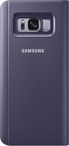 Samsung Galaxy S8 ONLY S-View Flip Cover with Kickstand, Orchid Grey in Saudi Arabia