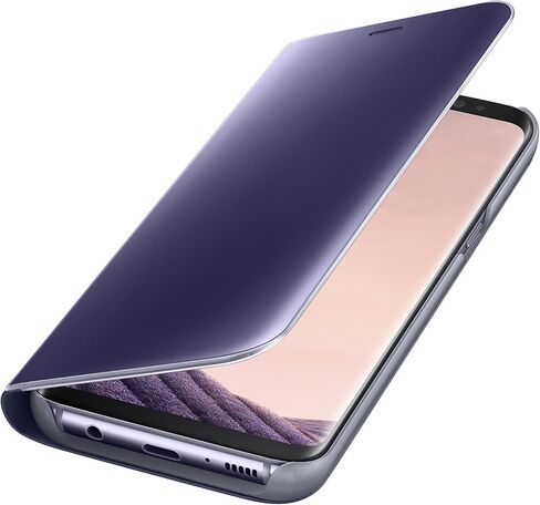 Samsung Galaxy S8 ONLY S-View Flip Cover with Kickstand, Orchid Grey in Saudi Arabia
