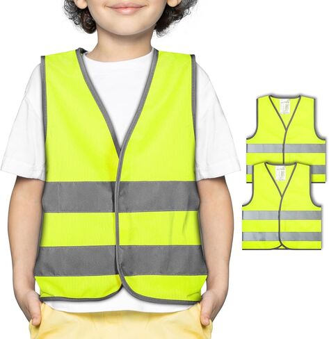 VICTGOAL Kids Reflective Vest High Visibility Vest Safety Reflective Vest Traffic Vest for Kindergarten Preschool Boys Girls in Saudi Arabia