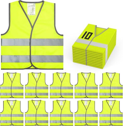 VICTGOAL Kids Reflective Vest High Visibility Vest Safety Reflective Vest Traffic Vest for Kindergarten Preschool Boys Girls in Saudi Arabia