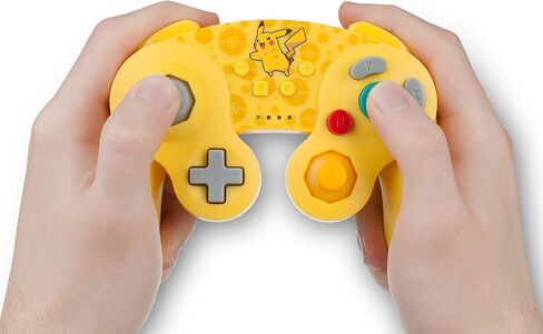 PowerA Wired GameCube Style Controller for Nintendo Switch - Mario, Gamepad, Wired Video Game Controller, Gaming Controller, GameCube Controller - Nintendo Switch in Saudi Arabia