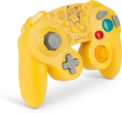 PowerA Wired GameCube Style Controller for Nintendo Switch - Mario, Gamepad, Wired Video Game Controller, Gaming Controller, GameCube Controller - Nintendo Switch in Saudi Arabia
