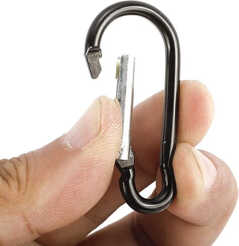 12 Set Tarp Clips with Carabiner,Lock Grip Thumb Screw Camp Tent Clamp Clip Great for Outdoors Camping, Awning, Tent Canopies, Car Covers,Swimming Pool Covers in Saudi Arabia