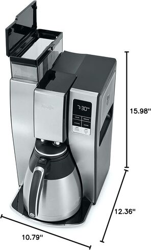 Mr. Coffee Coffee Maker, Programmable Coffee Machine with Auto Pause, 10 Cups, Stainless Steel in Saudi Arabia