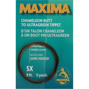 Maxima Fishing Line 9-Feet Knotless Tapered Leaders