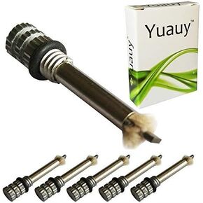 5 Pcs Replacement Wicks for Hiking Emergency Survival Camping Fire Starter Flint Metal Match Lighter Silver