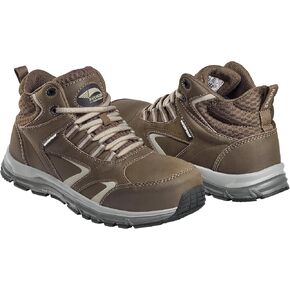 حذاء FSI Footwear Specialities International للنساء من Thresher صناعي، بني، 9 عرض